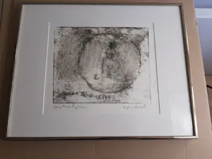 Anton Heyboer - Ets, titel Het Symbool van de onschuld. kopen? Bied vanaf 100!