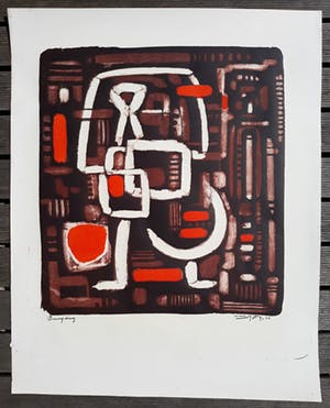 Wim Motz - Bevrijding, litho kopen? Bied vanaf 1!