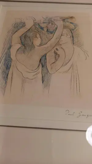 Paul Gauguin - Twee Tahitiaanse vrouwen kopen? Bied vanaf 75!