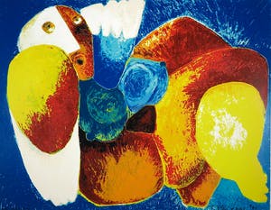 Theo Mackaay - Zeefdruk, Zonder titel kopen? Bied vanaf 1!