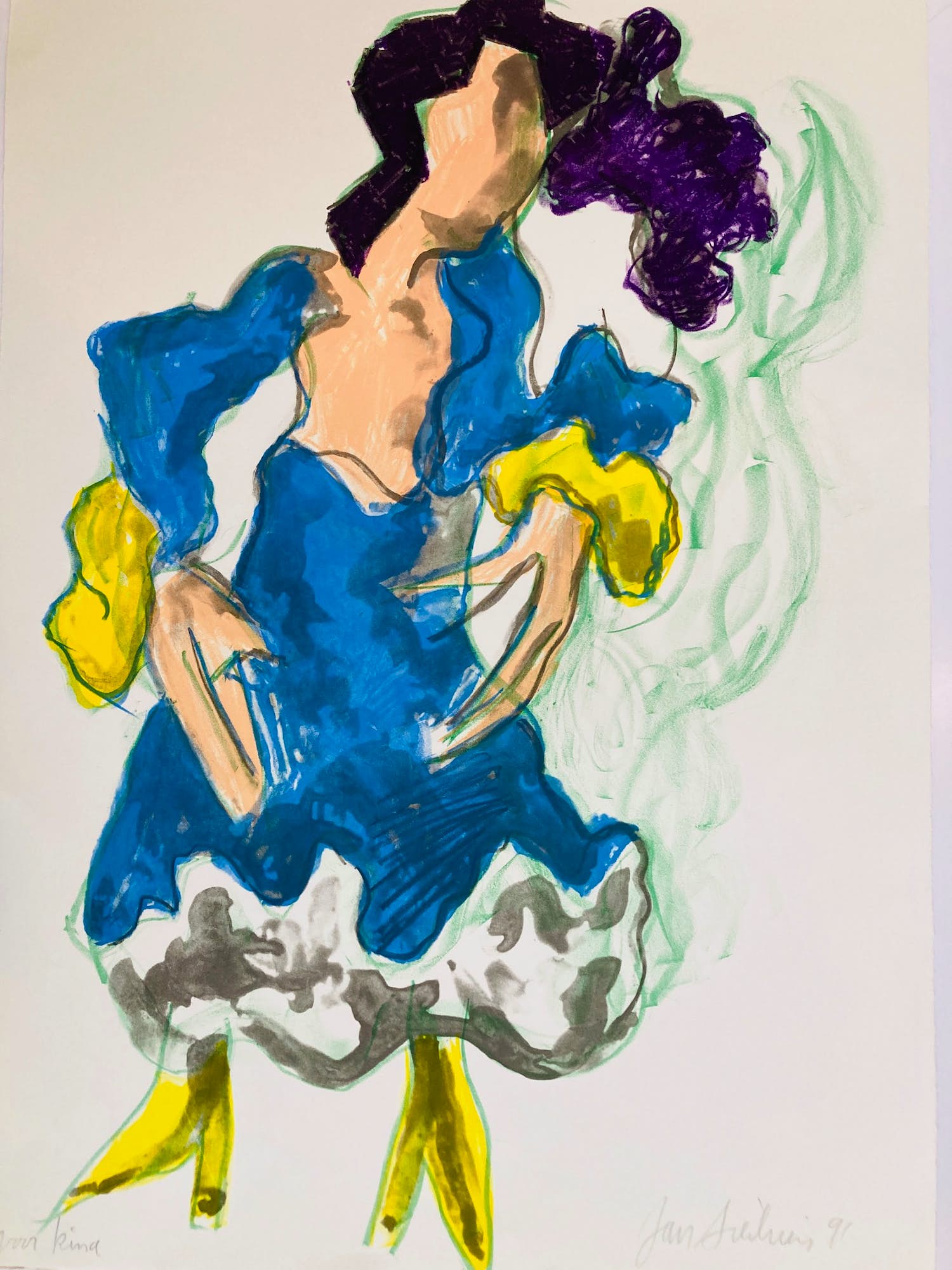 Jan Sierhuis - Flamingo danseres kopen? Bied vanaf 70!