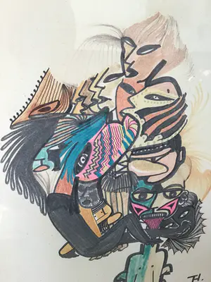 Niet of onleesbaar gesigneerd - Faces kopen? Bied vanaf 1!