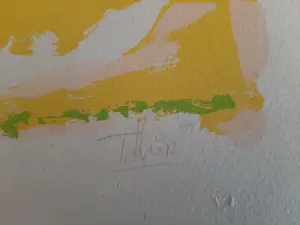 Hetty van der Linden - Zeefdruk, Olifant kopen? Bied vanaf 35!