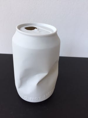 Rosenthal - Do not Litter Collection Melkpakvaasje en Colablikje wit, biscuit porselein kopen? Bied vanaf 45!