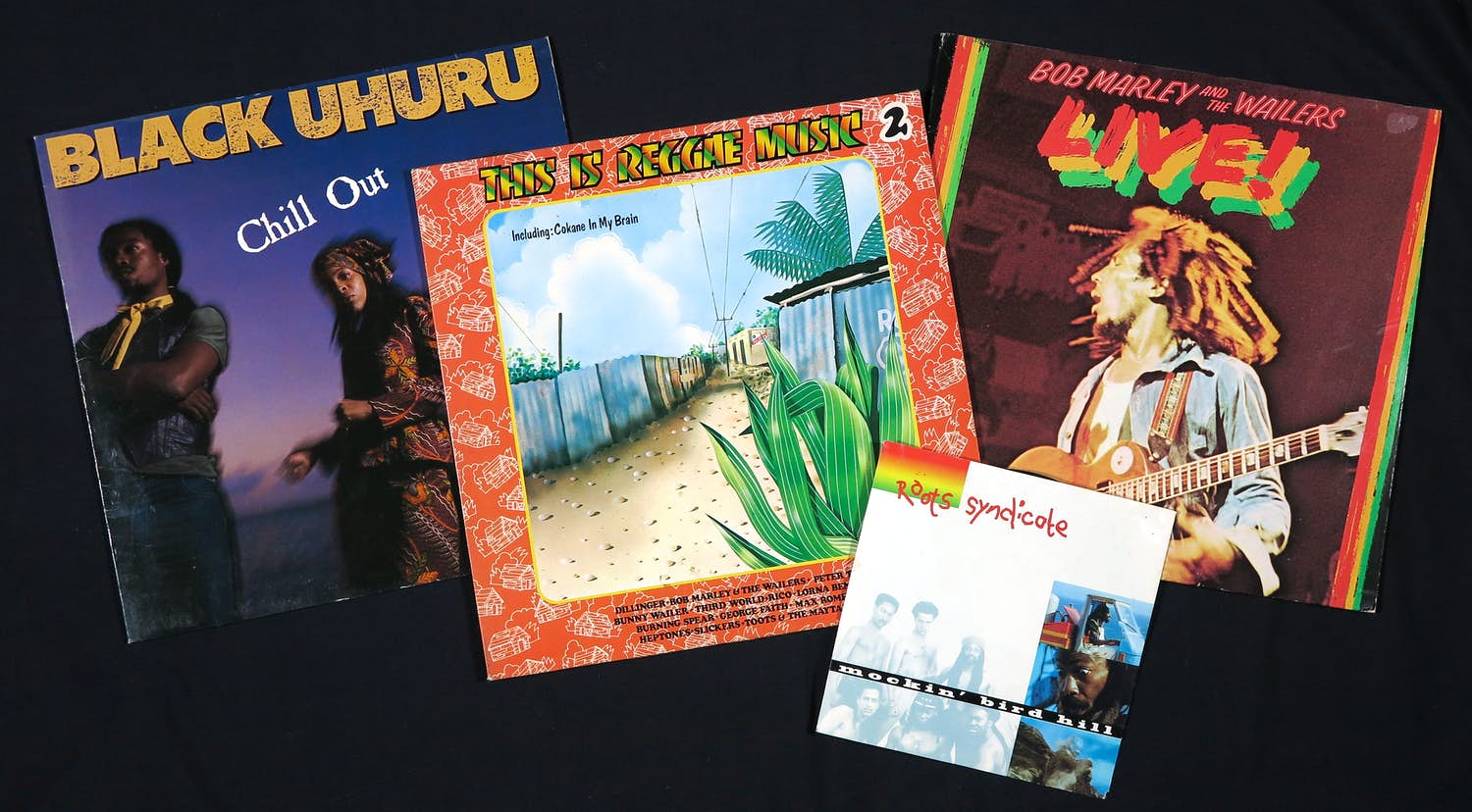 Various artists - Bob Marley and the Wailers, Black Uhuru e.a. - 4 albums verkocht voor € 5!