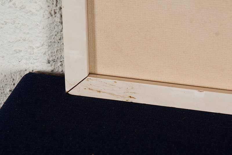 Annet van Batenburg - Diagonalen met rechthoek - Potlood en pastelkrijt op bruin papier - 1979 kopen? Bied vanaf 10!