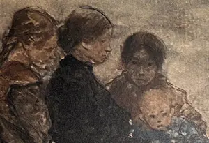 Jan Toorop - Vada Map: Zes tekeningen van Jan Toorop kopen? Bied vanaf 110!