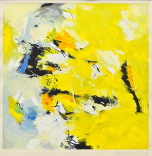 Charlotte Molenkamp - Geel Abstract kopen? Bied vanaf 50!