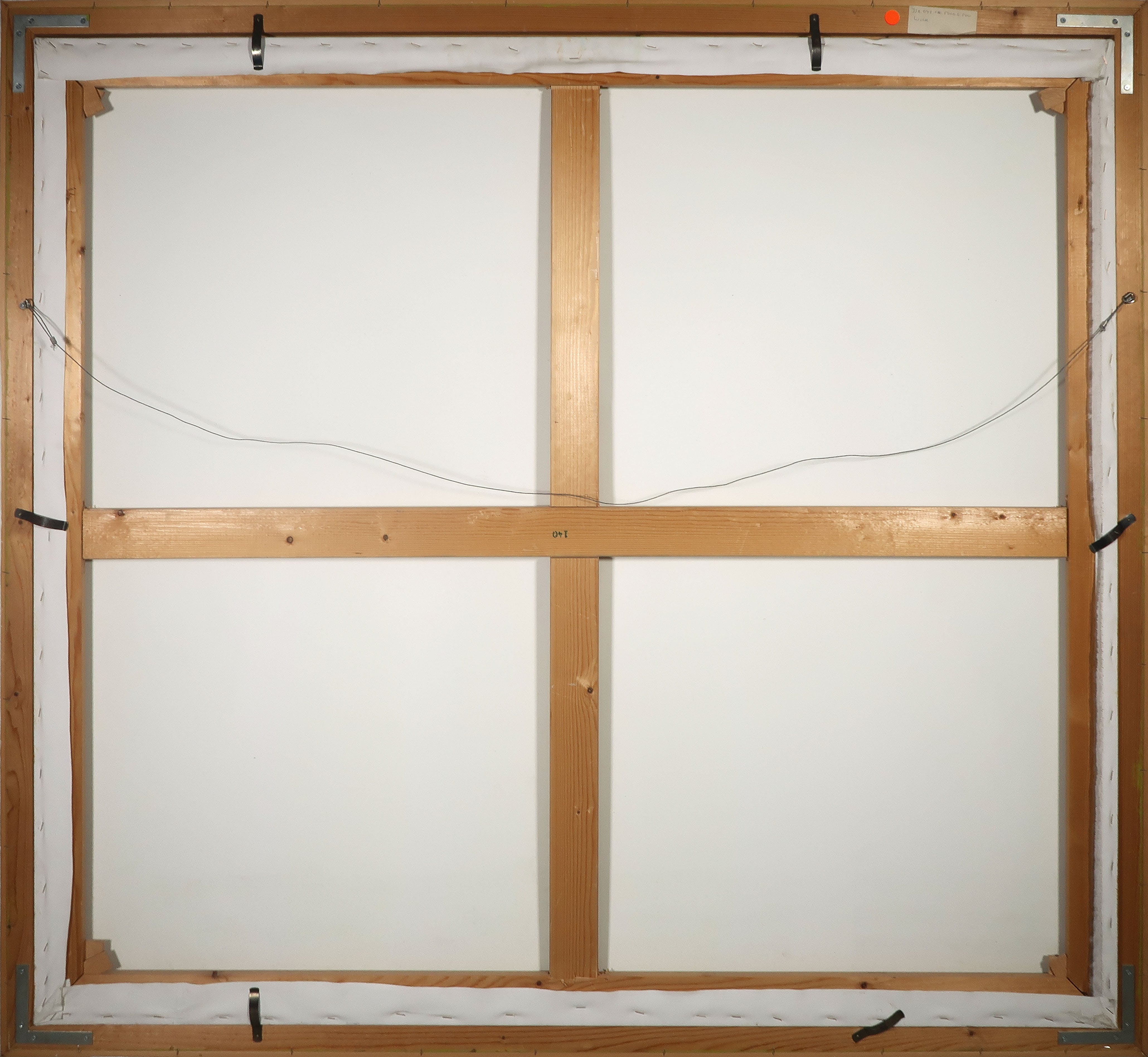 Niet of onleesbaar gesigneerd - Olieverf op doek, Wolk - Ingelijst (Zeer groot) verkocht voor € 1!