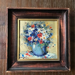 Niet of onleesbaar gesigneerd - Pot bloemen. kopen? Bied vanaf 1!