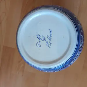 Heinen Delfts Blauw - dekselvaas/gemberpot 't Hooge Huys 1966 kopen? Bied vanaf 35!