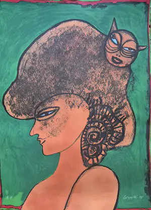 Corneille - Figuur met kat kopen? Bied vanaf 375!