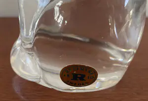 Reijmyre Glasbruk - Glazen figuur zittende kat - ontwerp Tyko Axelsson kopen? Bied vanaf 30!