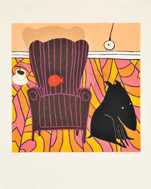 Peter Bastiaanssen - Zwart hondje II verkocht voor € 45!