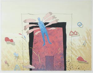 Gert Strengholt - Litho, Dodog is heading east - Ingelijst kopen? Bied vanaf 1!