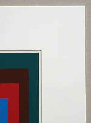 Josef Albers - Hommage aan het Plein - Beschermd Blauw - Zeefdruk - 1977 kopen? Bied vanaf 180!