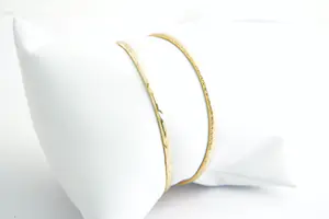 23 - Fraaie set 18 karaats gouden gefaseerd afgewerkte dames ambanden kopen? Bied vanaf 370!