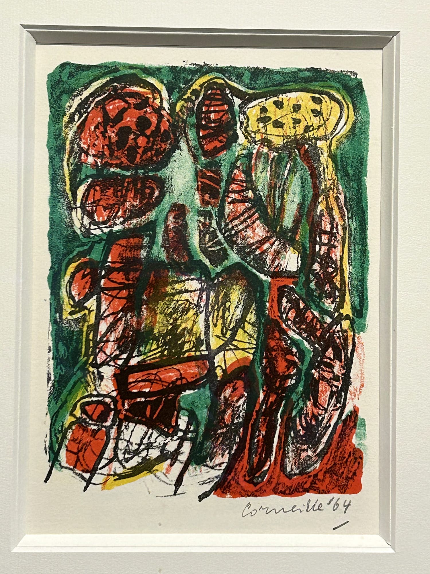 Corneille - Abstract werk in kleur kopen? Bied vanaf 200!