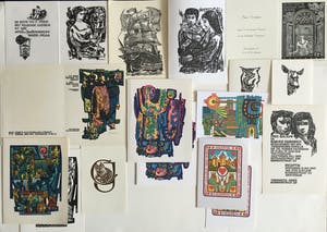 Jan Battermann - 58 st. kleingrafiek: Gravures, houtgravures en lino's kopen? Bied vanaf 55!