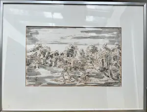 Fred Bervoets - tekening kopen? Bied vanaf 350!