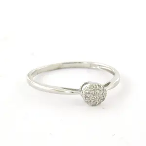 18k witgouden ring met single cut geslepen diamant tot. 0.05ct – F/G - VS/SI kopen? Bied vanaf 150!