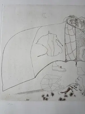 Jorge Castillo - Originele, gesigneerde ets - 1978 - 20/75 kopen? Bied vanaf 125!