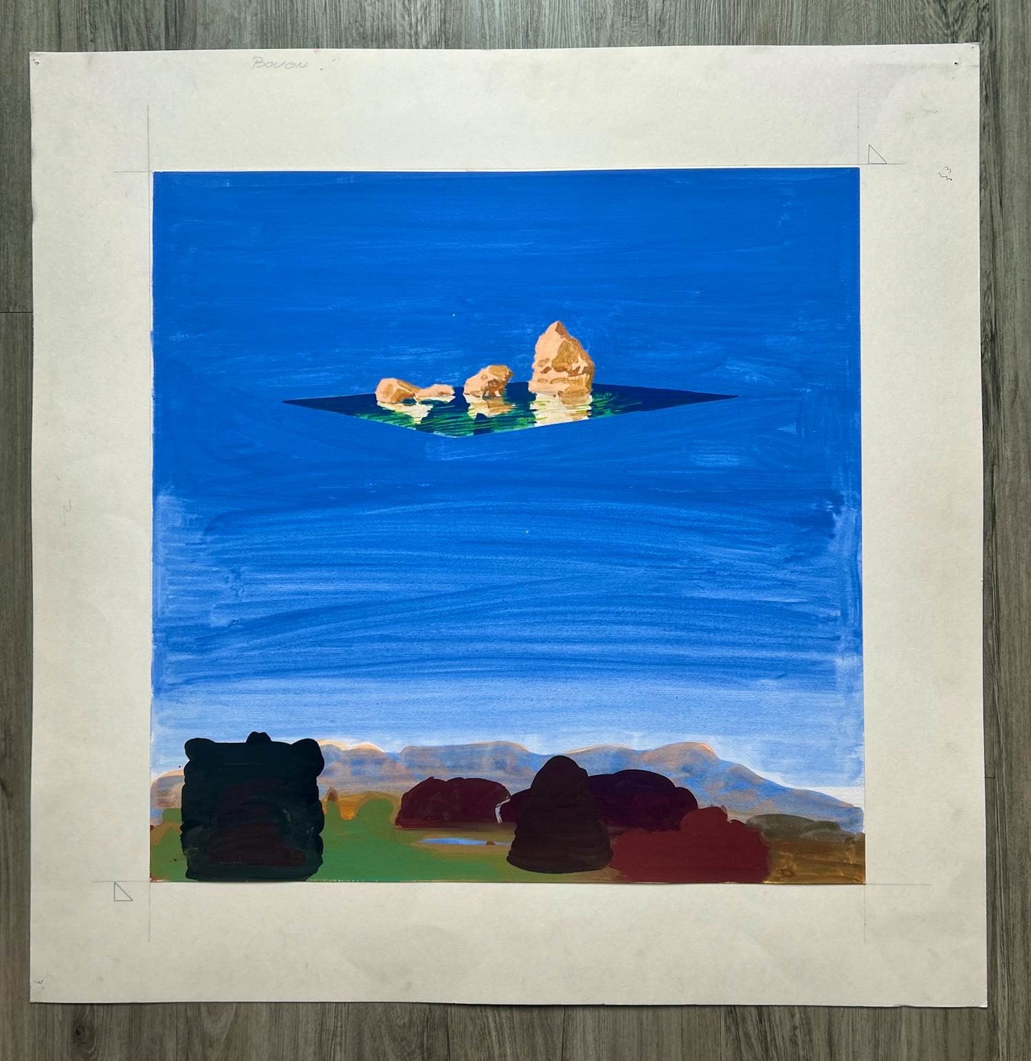 Rien Bout - Paisaje Flotante kopen? Bied vanaf 50!