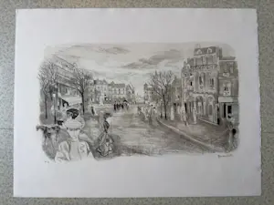 Emilio Grau-Sala - Lithographie "Le petit ami" kopen? Bied vanaf 85!