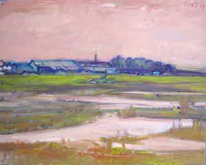 Theo van der Steen - Uiterwaard bij Rossum (Alem) verkocht voor € 100!