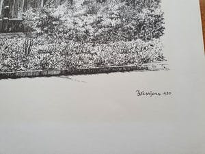 Joop Vestjens - Litho/Pentekening Rotterdam-Charlois kopen? Bied vanaf 44!