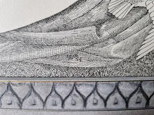 Pieter Starreveld - In 1944 gemaakte Litho "liggend naakt" in door j.c. Jongens gemaakte lijst kopen? Bied vanaf 65!