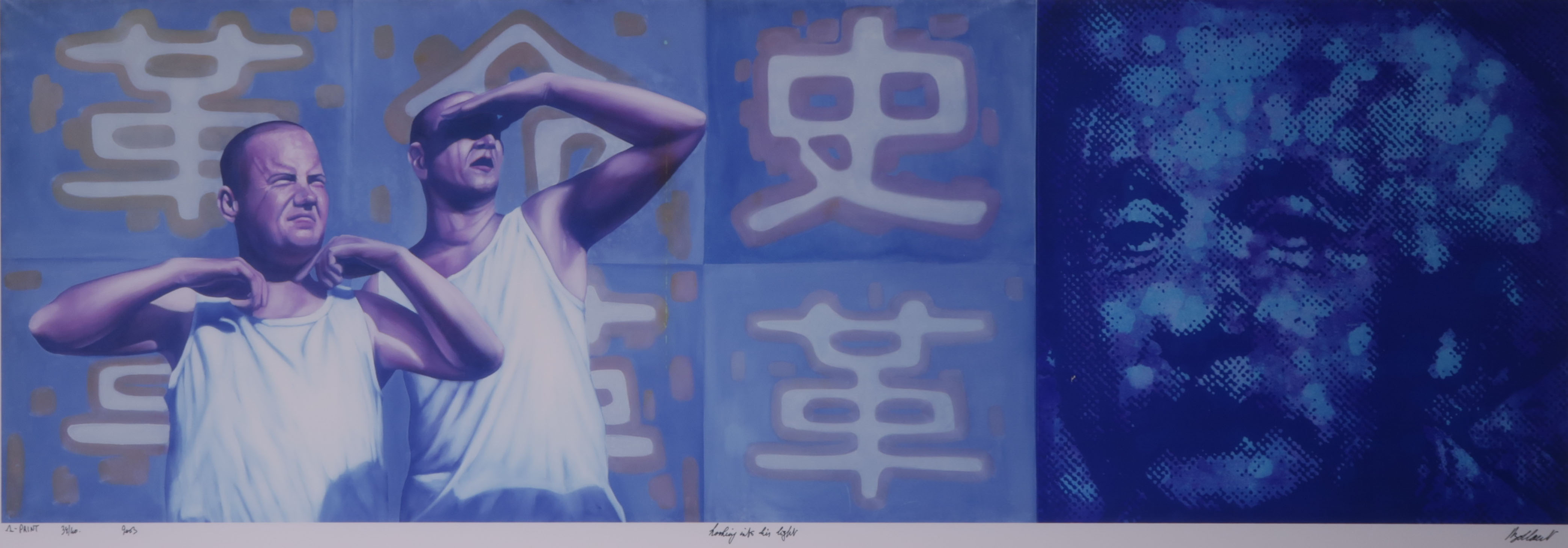 Jan Bollaert - Lambdaprint, Looking in his Light - Ingelijst (Groot) kopen? Bied vanaf 40!