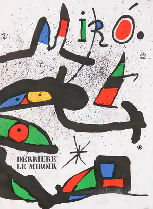 Joan Miro - Derrière le Miroir 1978 no.231 verkocht voor € 50!