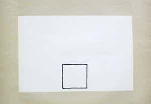 Cees Andriessen - Zeefdruk op transparant papier: "lijn en vlak" - 1977 verkocht voor € 45!