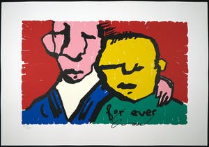 Herman Brood - Zeefdruk, For Ever (Groot) kopen? Bied vanaf 220!