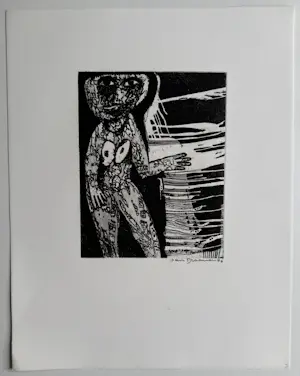 Hans van Draanen - handgesigneerde ets | 'Naakte vrouw' | 1964 kopen? Bied vanaf 80!