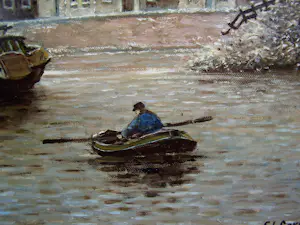 Franciscus Leonardus Corsius - Oud Hollands havengezicht. kopen? Bied vanaf 250!