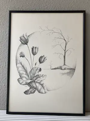 Loek Bosman - Botanische afbeelding kopen? Bied vanaf 50!