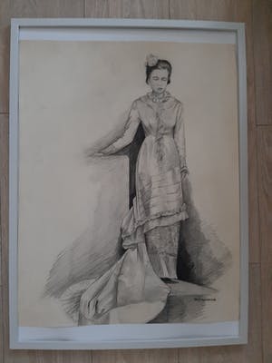 Willem Dooijewaard - Portret van een wrouw kopen? Bied vanaf 75!