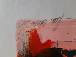 Theo Koster - Zeefdruk en collage, 5 kopen? Bied vanaf 35!