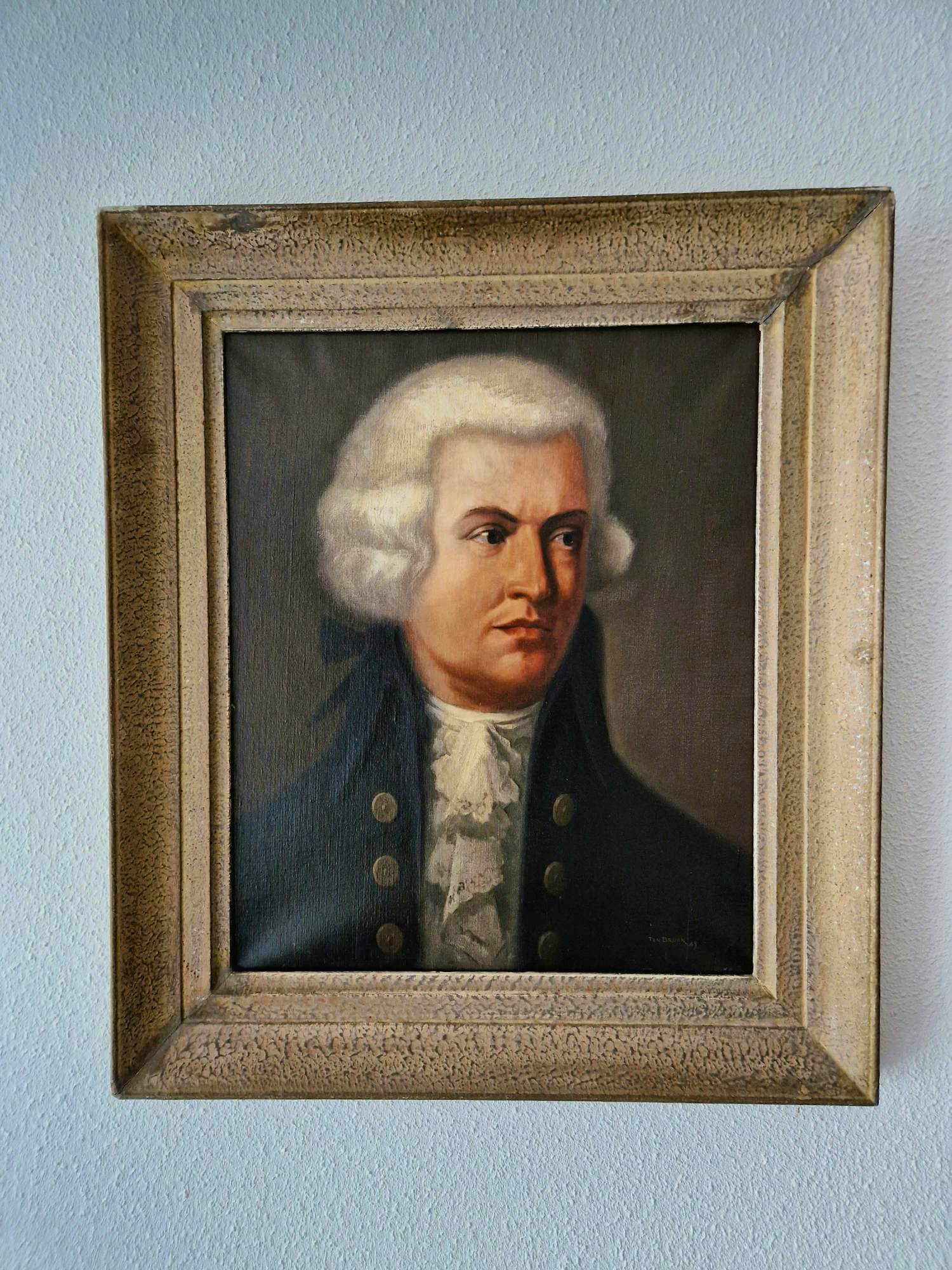 AcheterWim ten Broek - groot 1943 - olieverf portret - Wolfgang Amadeus Mozart - gesigneerd? Enchérissez de 150!