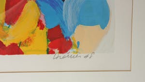 Jan Cremer - Grote zeefdruk van kleurrijk tulpenveld '98 kopen? Bied vanaf 400!