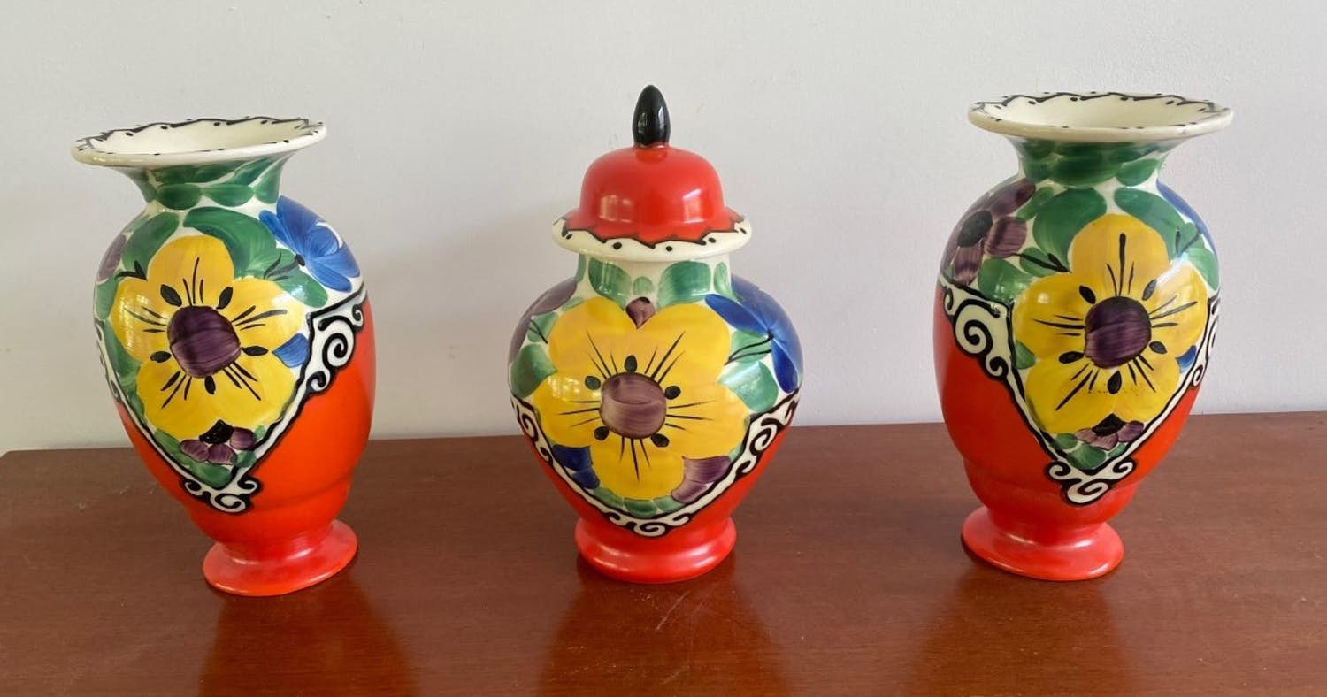Ditmar Urbach - Drie Art Deco vazen verkocht voor € 50!