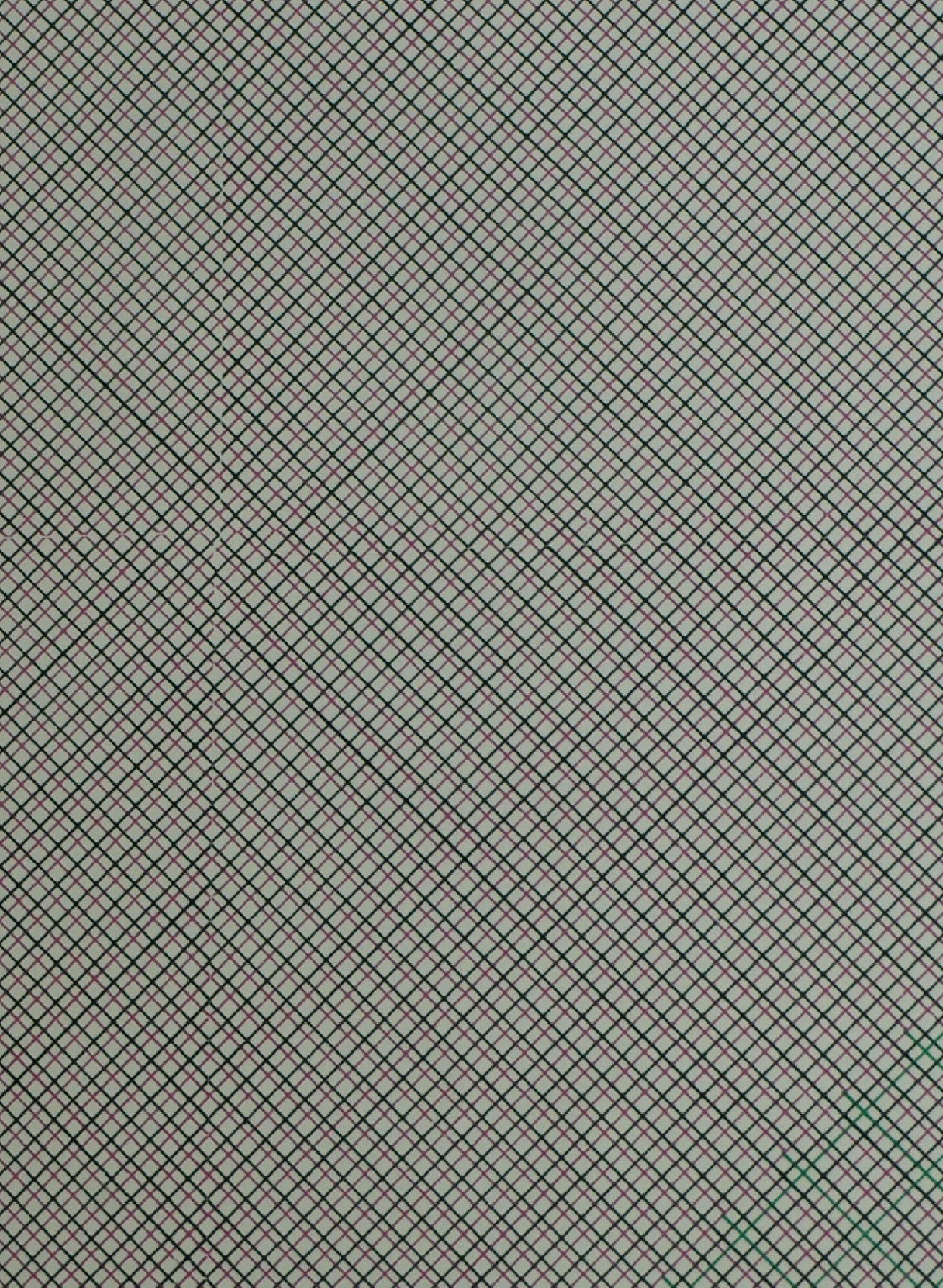 Arnold Pander - Tekening , Overgang van violet naar groen - ingelijst – 1976 kopen? Bied vanaf 1!