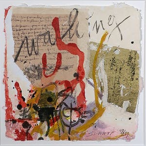 Miriam Slaats - Zeefdruk, Walking-Ingelijst kopen? Bied vanaf 1!