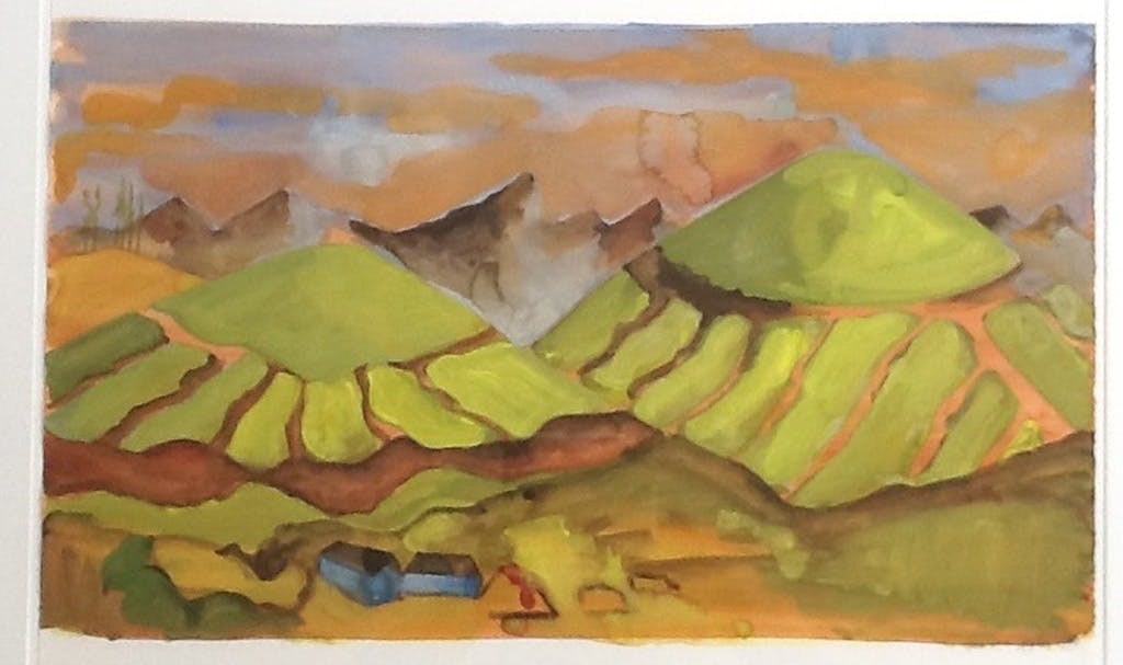 Anne Marie Spijker - Anne Marie Spijker, Gouache gesigneerd en ingelijst kopen? Bied vanaf 1!