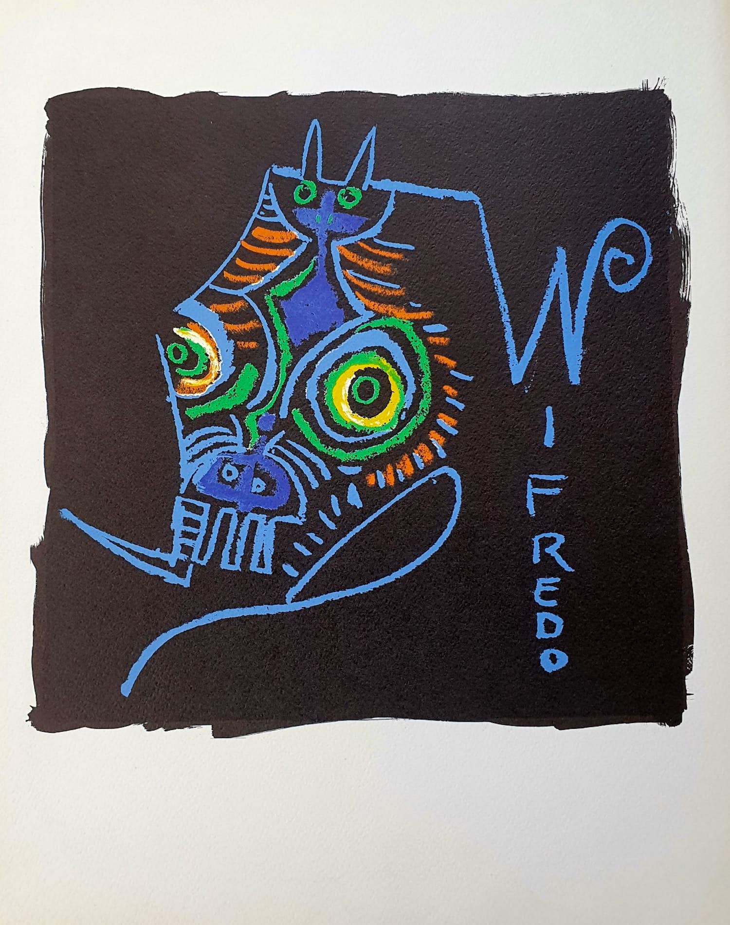 Wifredo Lam - "W" verkocht voor € 50!