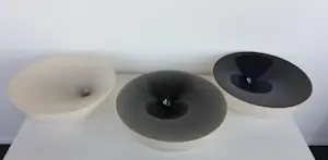 Olav Slingerland - Set van 3 grote puntkommen, Blauw, wit en grijs kopen? Bied vanaf 250!