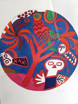 Corneille - L,arte rouge verkocht voor € 175!