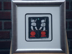 Wouter Stips - Zeedruk zonder titel, prachtig ingelijst kopen? Bied vanaf 150!